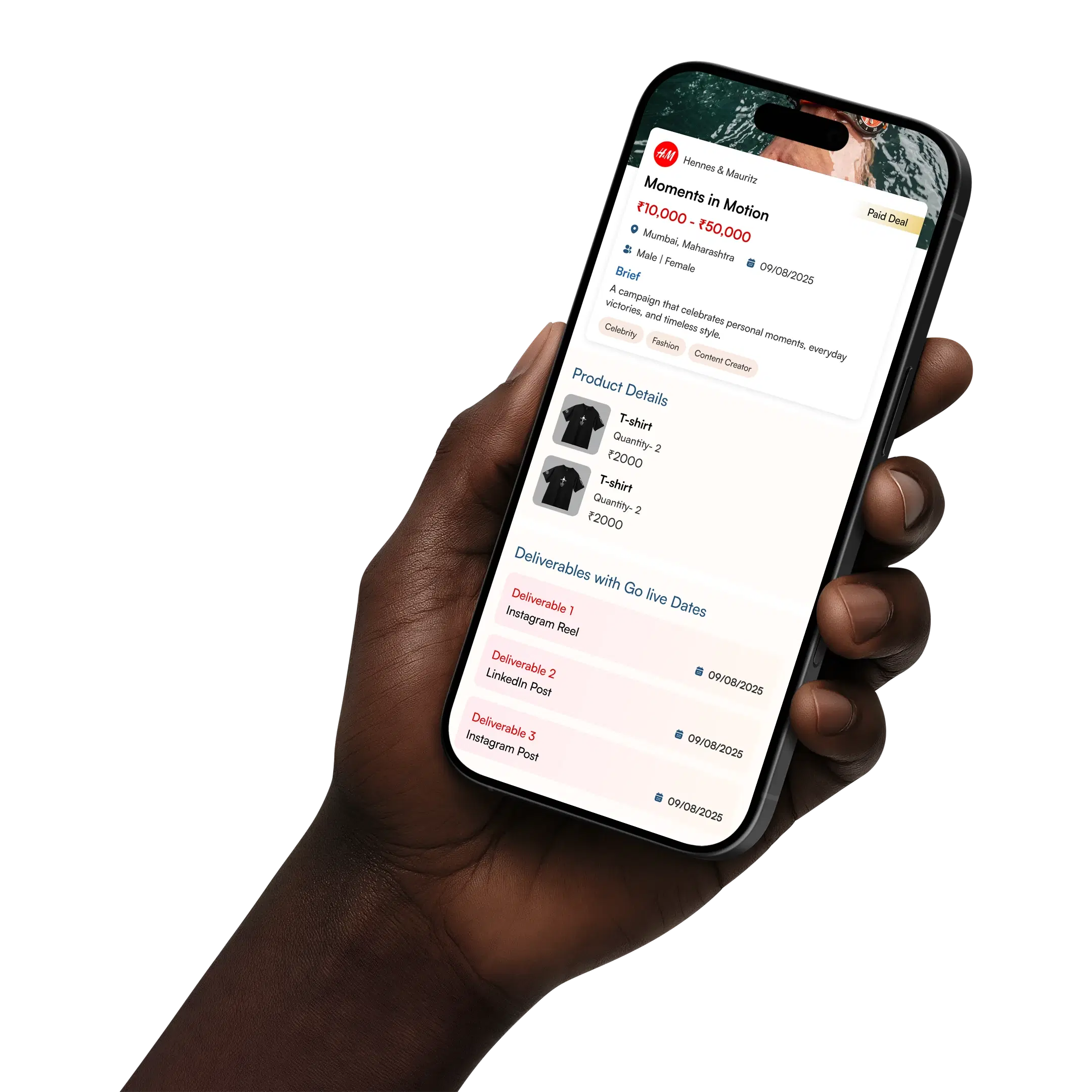 Earn Per Deliverable