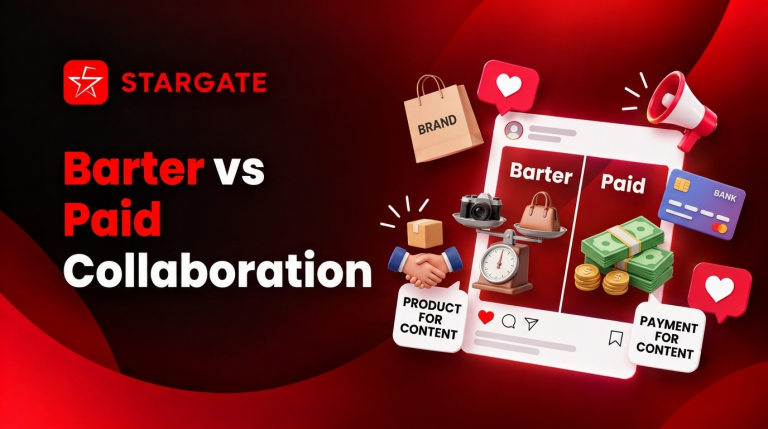 barter vs paid collab